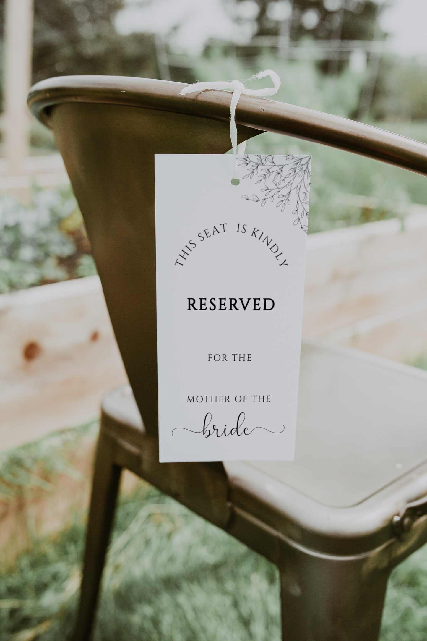 Tallulah Reserved Chair Tag Template EWP005
