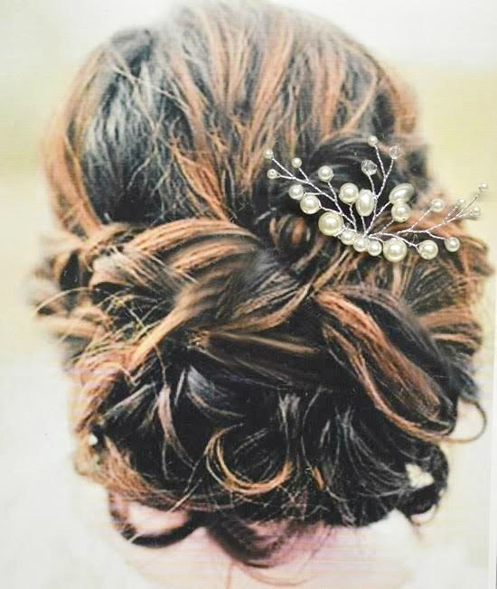 Pearl and Crystal Bridal Hair Comb, Wedding Hair Accessories