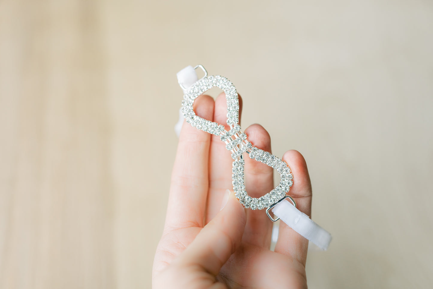 Petite Rhinestone Bridal Garter For The Modern Bride
