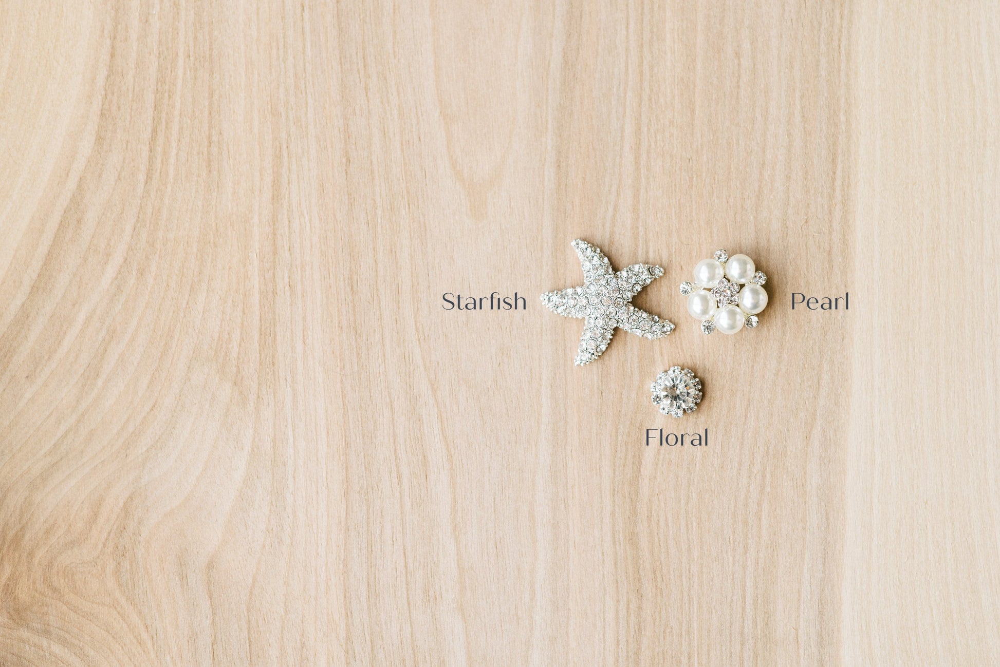 Center Jewel Options For Your Embroidered Ribbon Garter