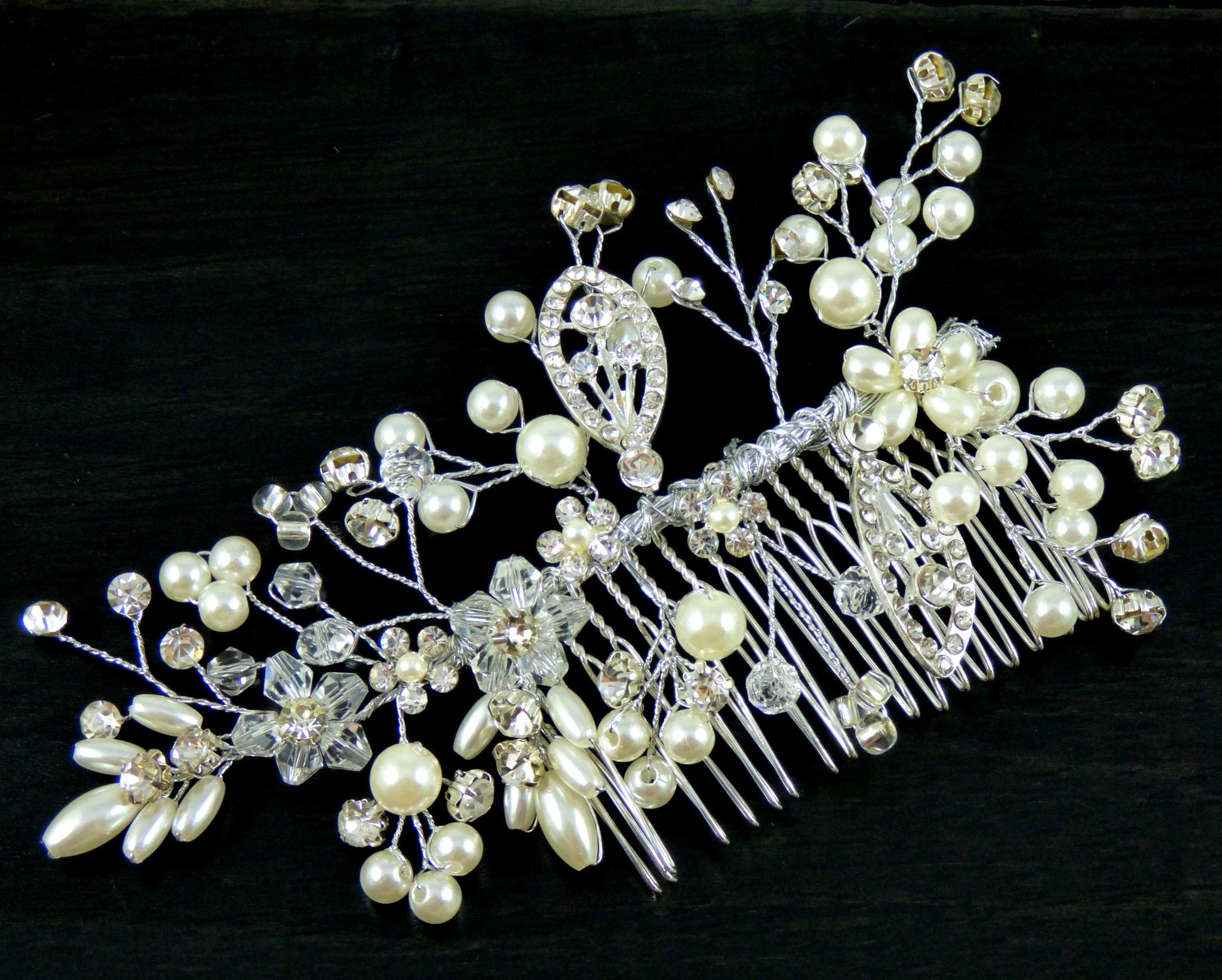 Wedding Hair Combs - Florence Bridal Hair Comb - Ella Winston