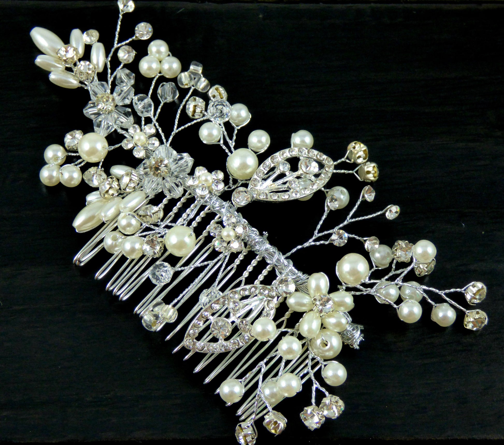 Bridal Hair Accessories - Florence Bridal Hair Comb - Ella Winston