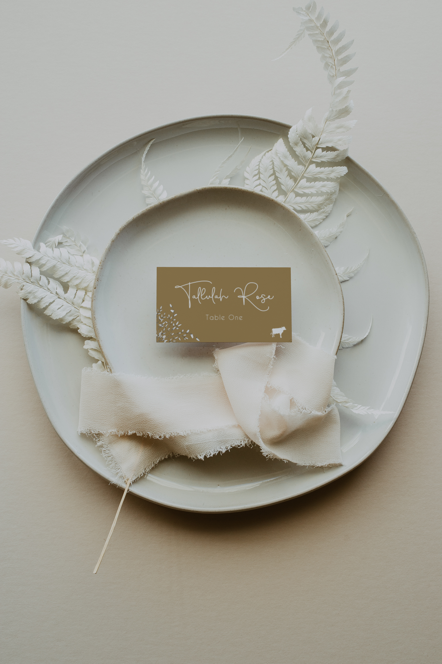 Tallulah Place Card Template With Meal Choice Icons EWP005