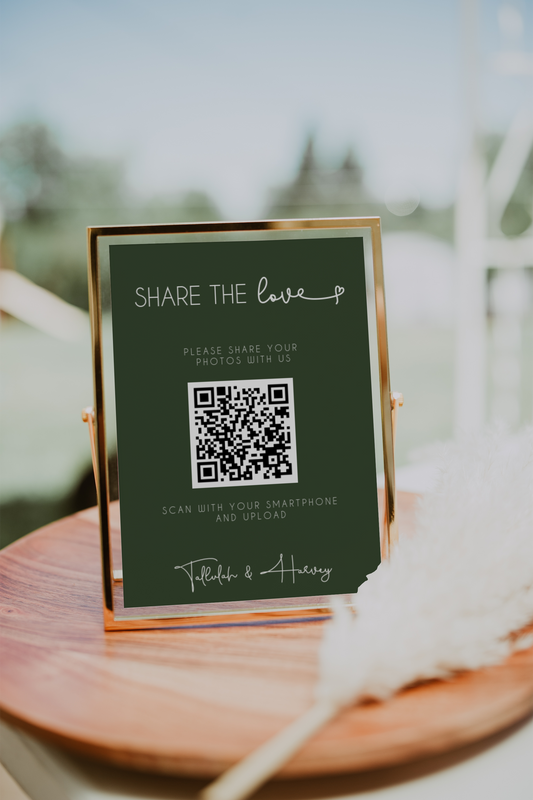 Tallulah Share The Love Photo Sign Template EWP005