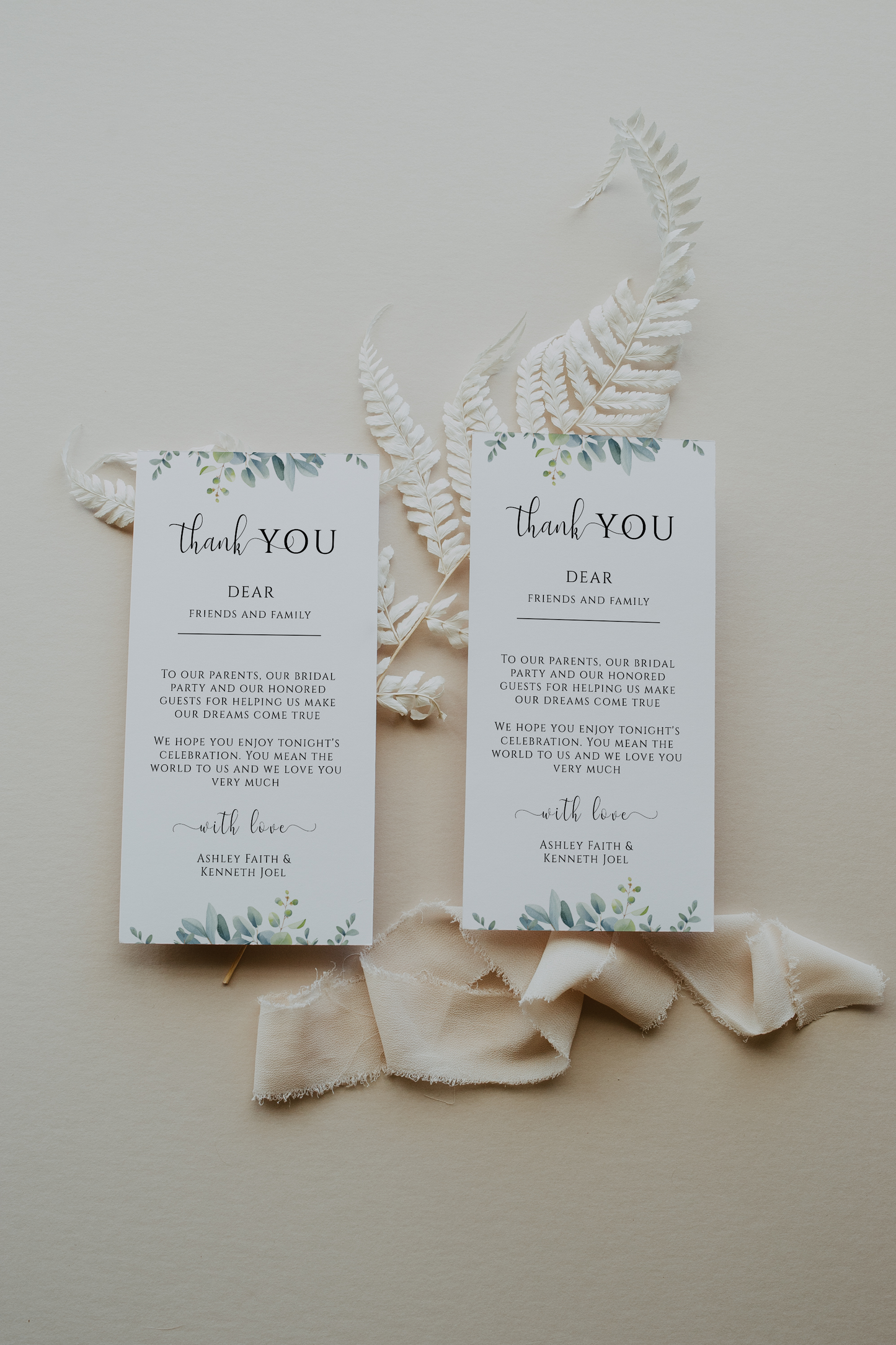 Eucalyptus Wedding Invitation and Signage Mega Bundle