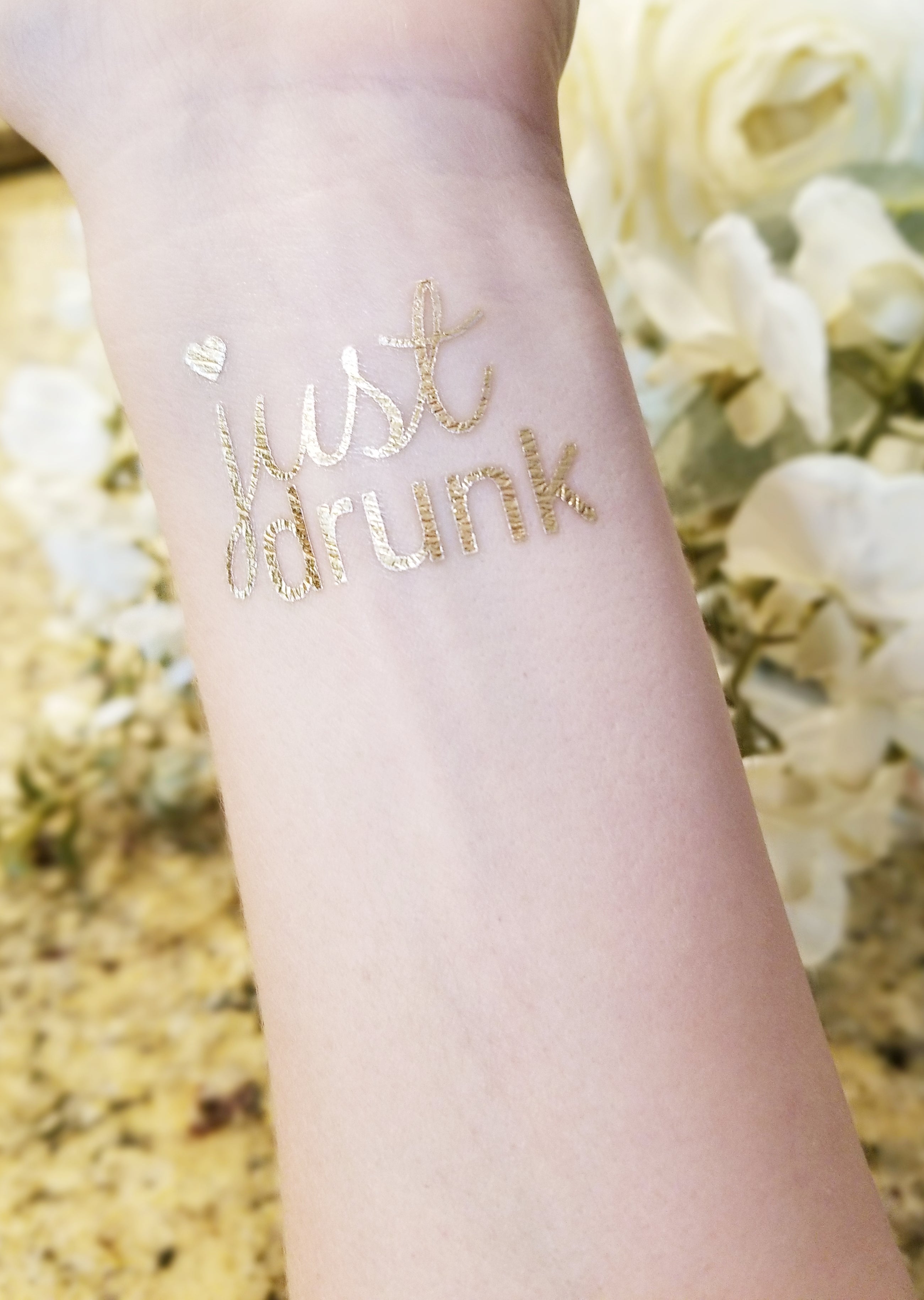 Personalized Temporary Tattoo  Bachelorette Party and Gift Ideas